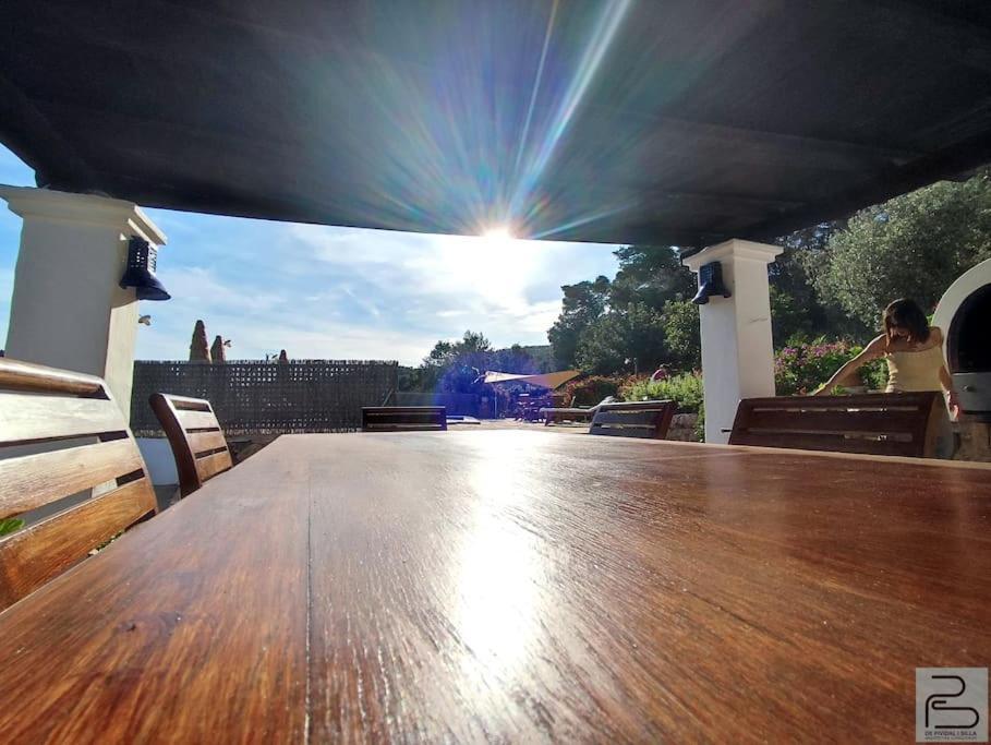 Casa Can Lluc Con Piscina, Jardin Y Vista Al Campo Сан-Мігель-де-Балансат Екстер'єр фото