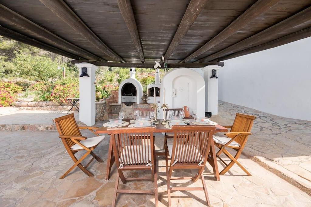 Casa Can Lluc Con Piscina, Jardin Y Vista Al Campo Сан-Мігель-де-Балансат Екстер'єр фото