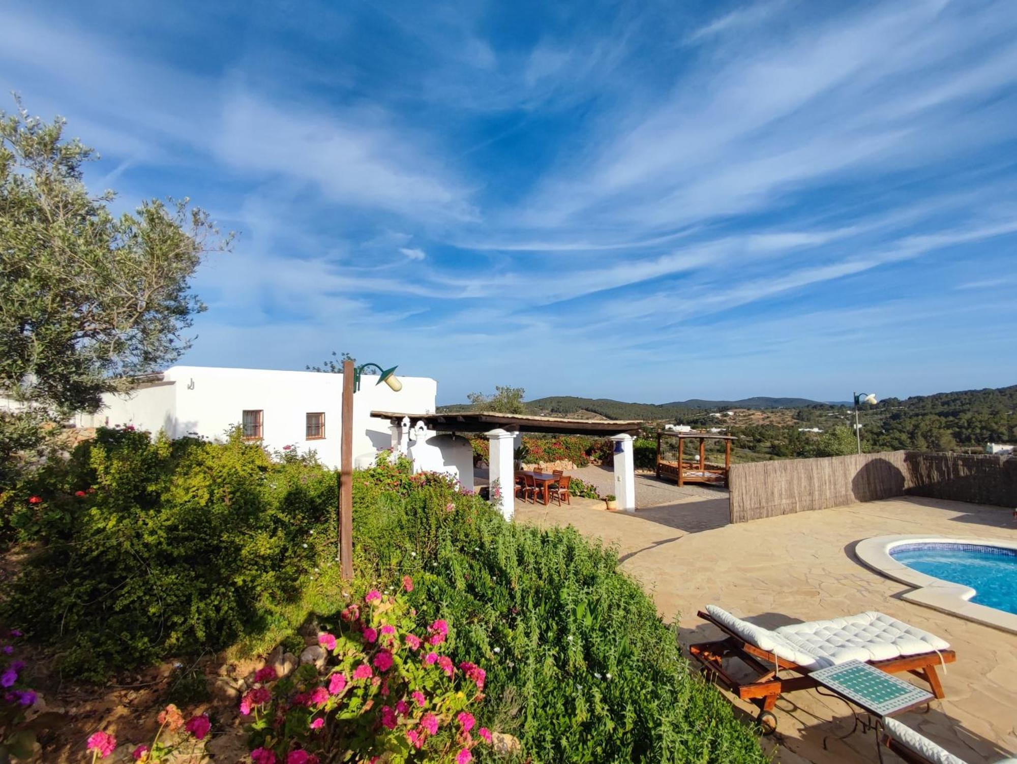 Casa Can Lluc Con Piscina, Jardin Y Vista Al Campo Сан-Мігель-де-Балансат Екстер'єр фото