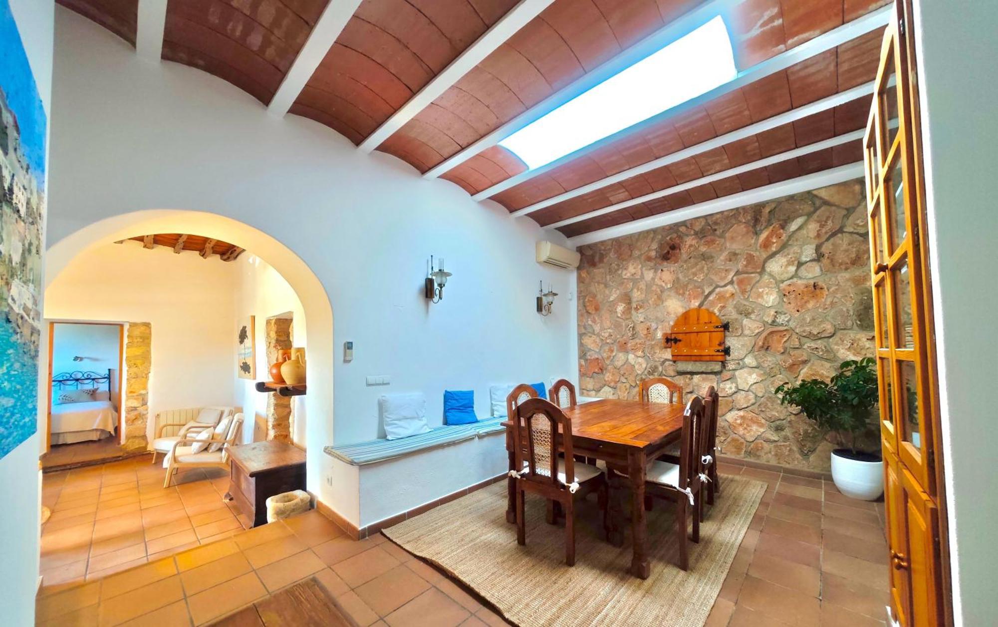 Casa Can Lluc Con Piscina, Jardin Y Vista Al Campo Сан-Мігель-де-Балансат Екстер'єр фото