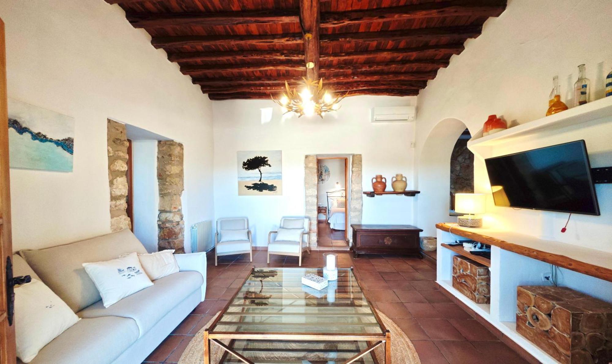 Casa Can Lluc Con Piscina, Jardin Y Vista Al Campo Сан-Мігель-де-Балансат Екстер'єр фото
