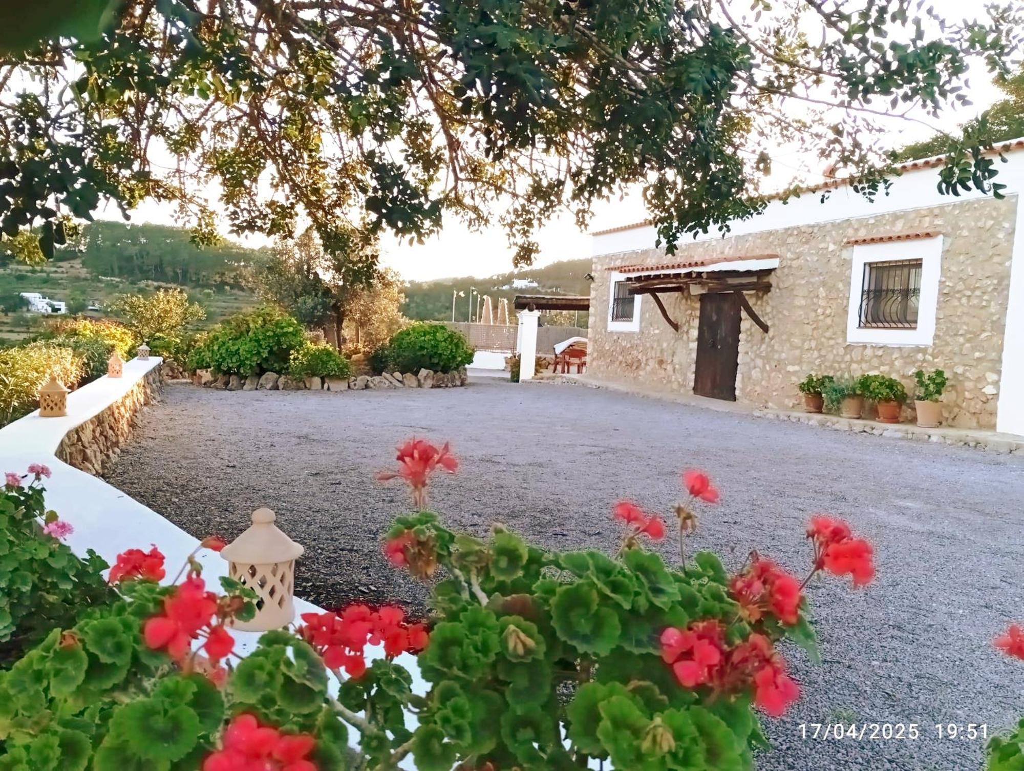 Casa Can Lluc Con Piscina, Jardin Y Vista Al Campo Сан-Мігель-де-Балансат Екстер'єр фото